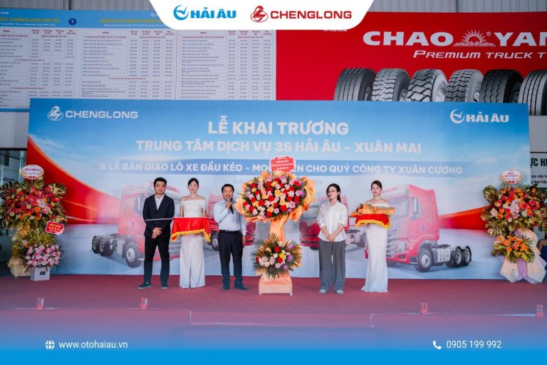 Khai Trương TTDV 3S Xuân Mai – Hải Âu & Bàn giao lô xe ChengLong cho Cty Thép Xuân Cương