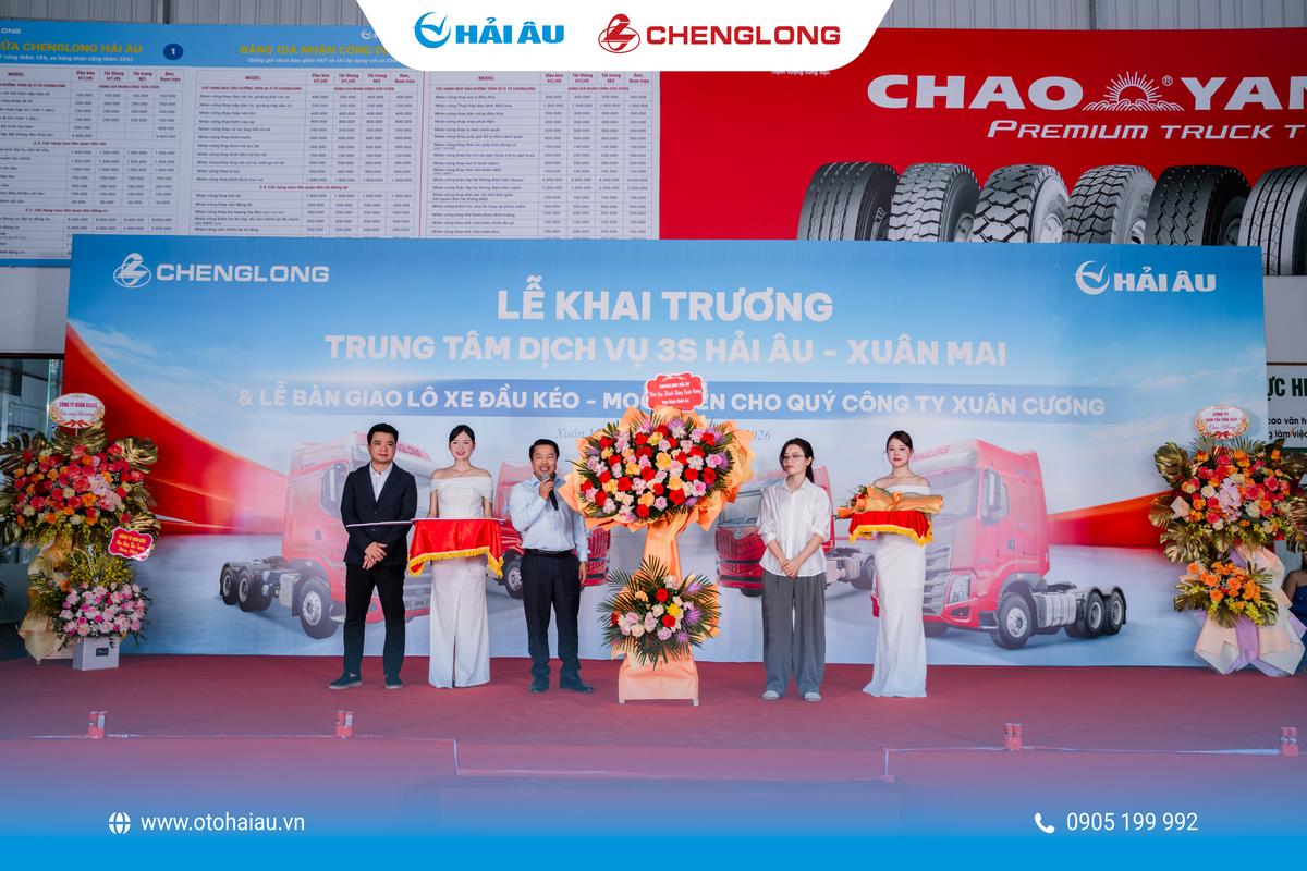 Khai Trương TTDV 3S Xuân Mai - Hải Âu & Bàn giao lô xe ChengLong cho Cty Thép Xuân Cương