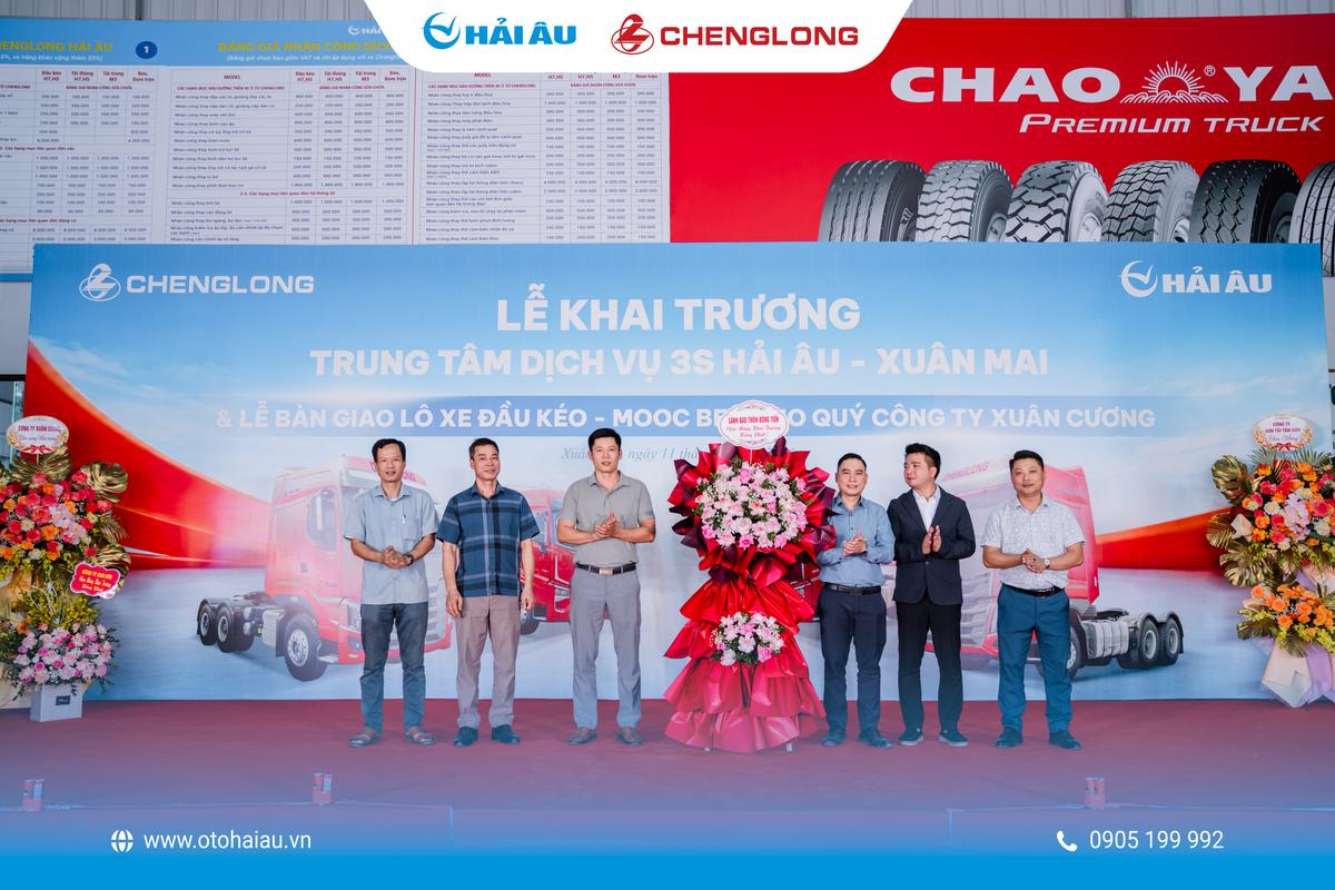 Khai Trương TTDV 3S Xuân Mai - Hải Âu & Bàn giao lô xe ChengLong cho Cty Thép Xuân Cương