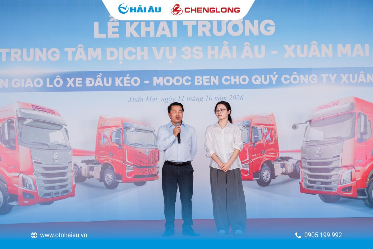 Khai Trương TTDV 3S Xuân Mai - Hải Âu & Bàn giao lô xe ChengLong cho Cty Thép Xuân Cương