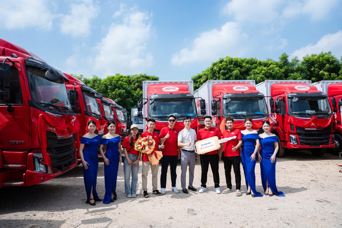 Bàn Giao Lô 50 Xe Tải Thùng ChengLong Cho Cty TNHH Thanh Thủy Logistics