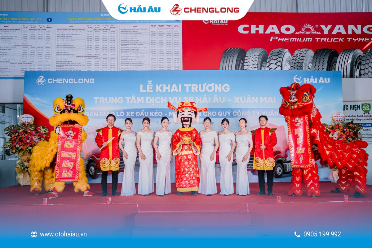Khai Trương TTDV 3S Xuân Mai - Hải Âu & Bàn giao lô xe ChengLong cho Cty Thép Xuân Cương